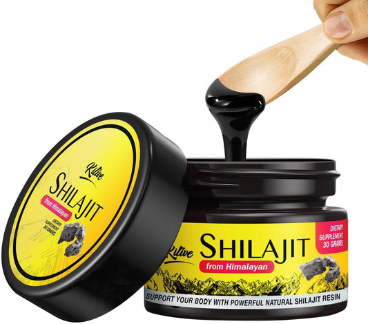 Organic Himalayan Shilajit Resin 30g - 600mg Pure Shilajit for Men and Women - Golden Level with 85+ Trace Minerals - Immune Support and Energy Boost - BoostGo Australia