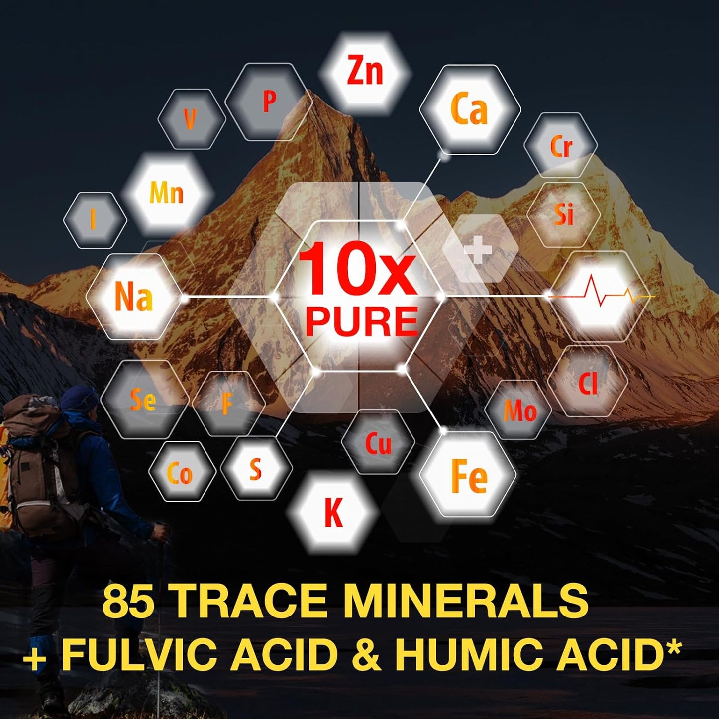 Organic Himalayan Shilajit Resin Drops - Liquid Gold Supplement, Rich in 85+ Trace Minerals for Men & Women, 2.02 Fl Oz (Pack of 2)