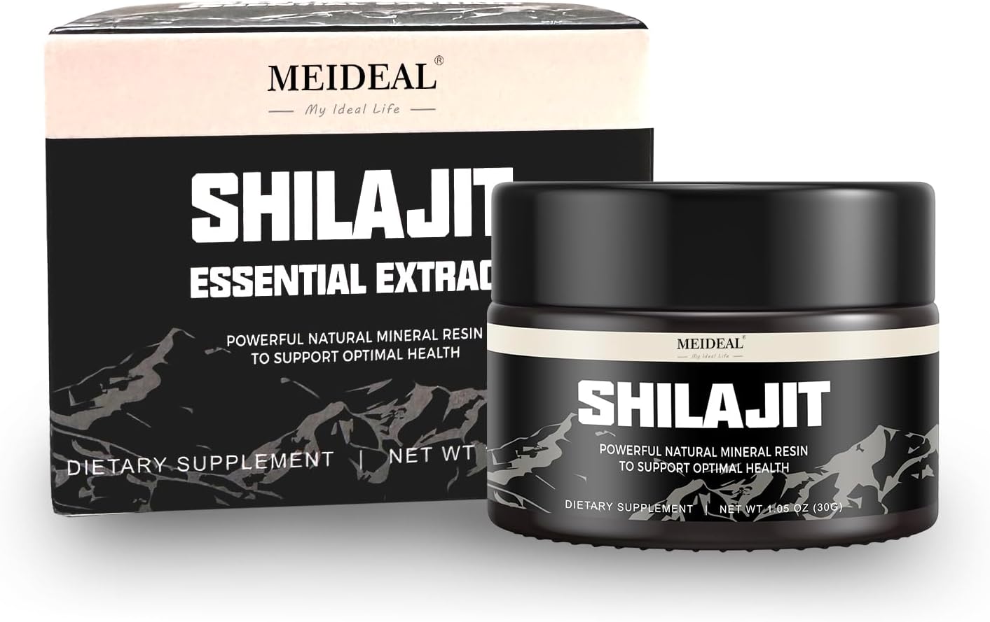 Organic Himalayan Shilajit Resin with Fulvic Acid & Trace Minerals, Ayurvedic Energy & Immune Support, 30g