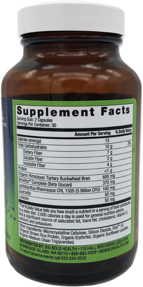 Organic Himalayan Tartary Buckwheat Bran Microbiome Rejuvenate with Prebiotics, Probiotics, and Polyphenols for Immune Balance