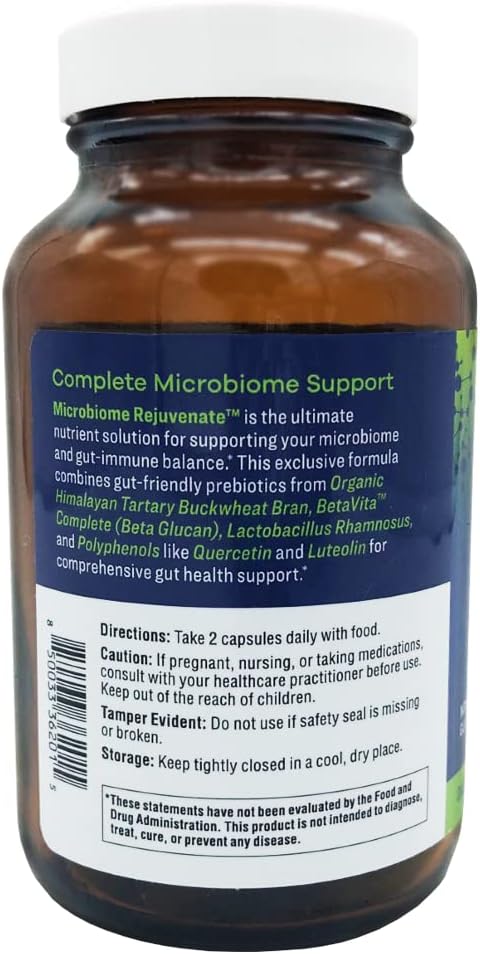 Organic Himalayan Tartary Buckwheat Bran Microbiome Rejuvenate with Prebiotics, Probiotics, and Polyphenols for Immune Balance