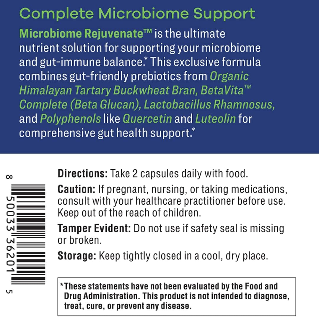 Organic Himalayan Tartary Buckwheat Bran Microbiome Rejuvenate with Prebiotics, Probiotics, and Polyphenols for Immune Balance