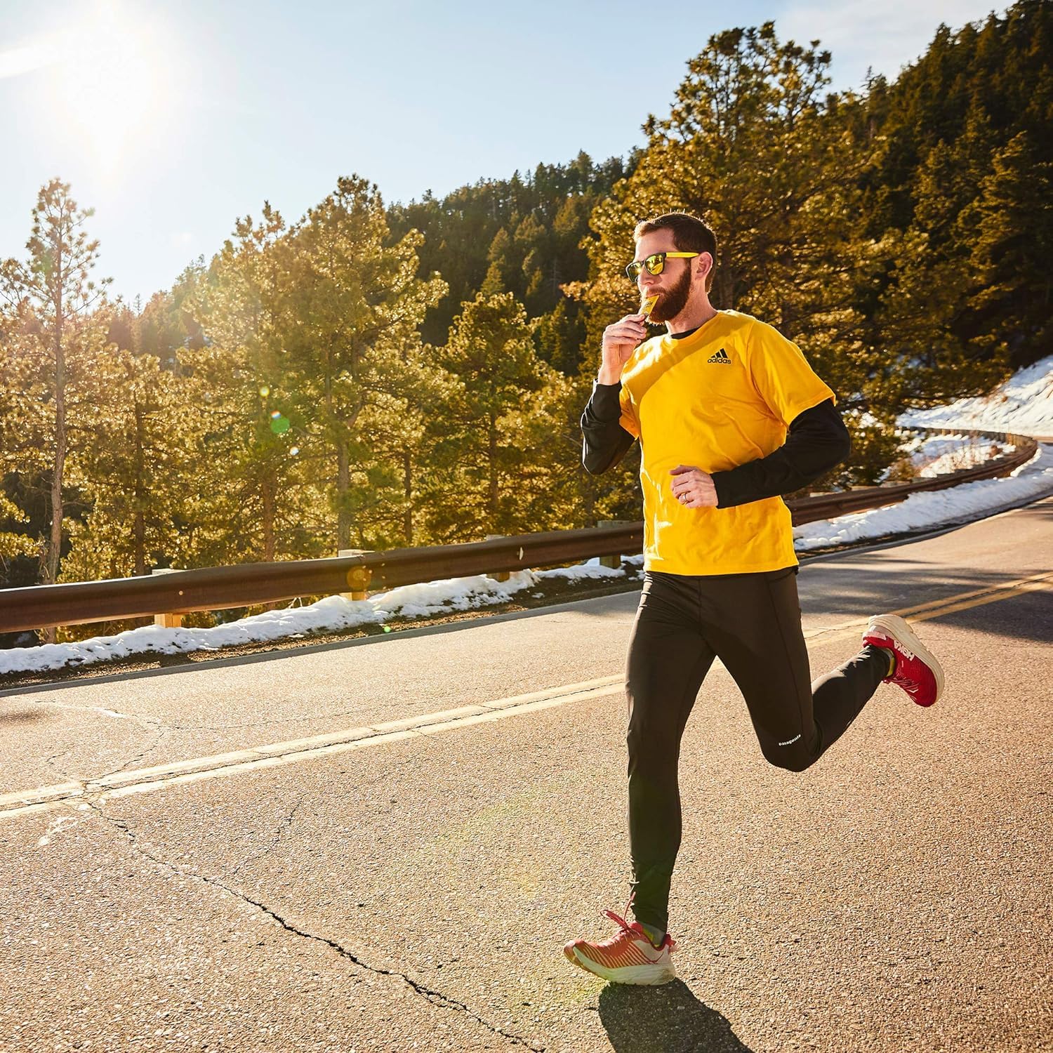 Organic Honey Caffeinated Energy Gel - Strawberry Kiwi Flavor | Gluten-Free | Sports Nutrition for Exercise, Running, and Performance | 24 Pack for Home and Gym