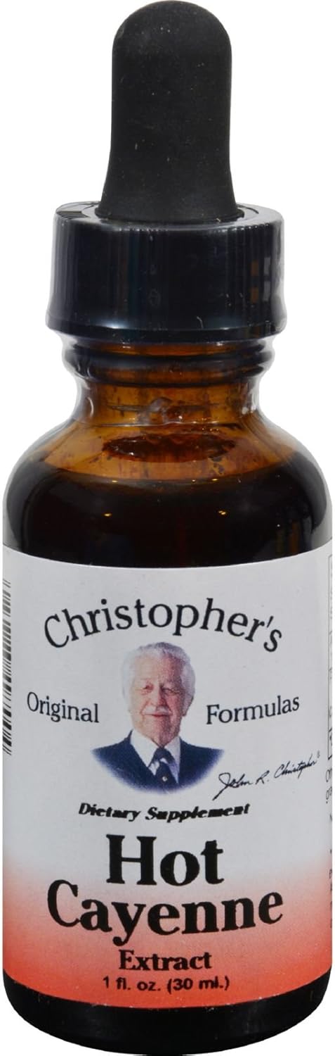Organic Hot Cayenne Extract by Garden of Life Dr. Christopher - 1 fl oz
