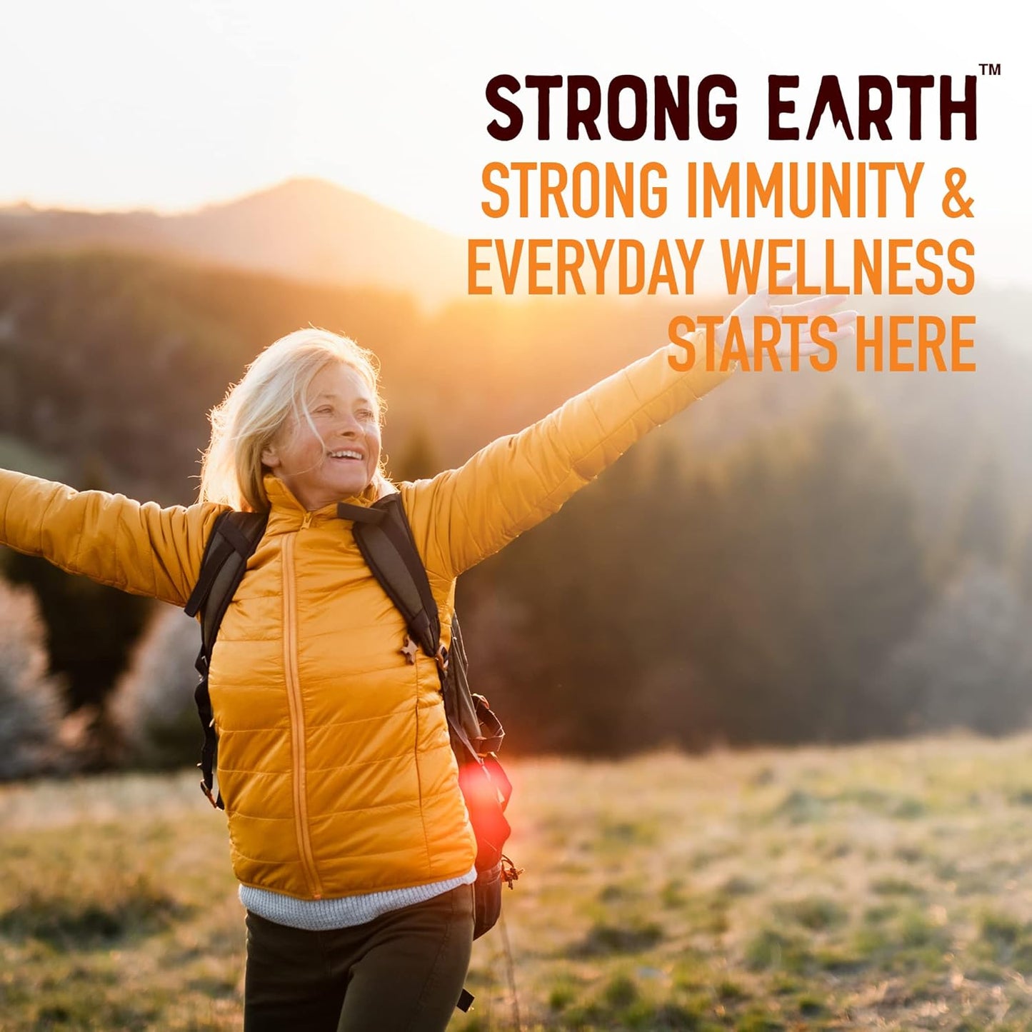 Organic Immune Health Gummies with Vitamin C, D3, Zinc - Multivitamin Support (60 Count)