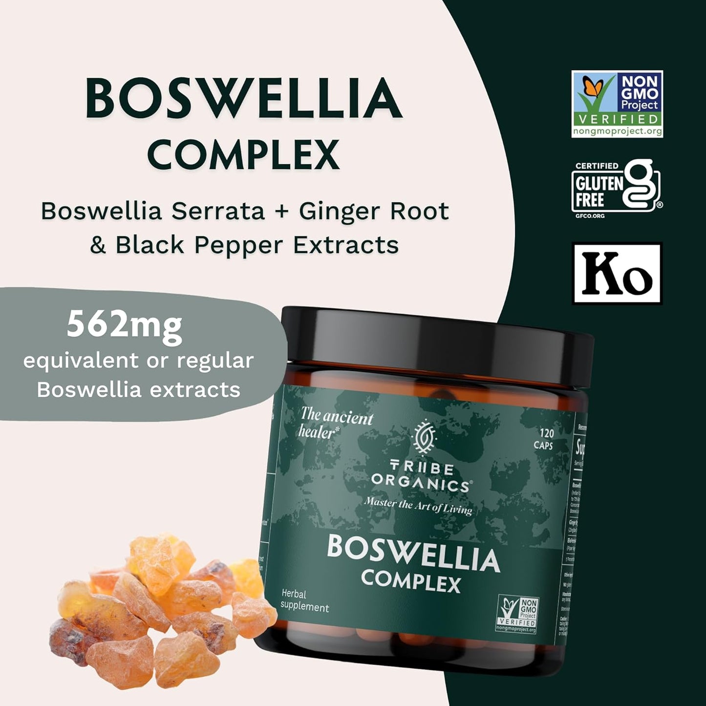 Organic Immunity Support Trio: Turmeric, Boswellia, Moringa - Revitalize Liver, Digestive System - Detox & Wellness Boost