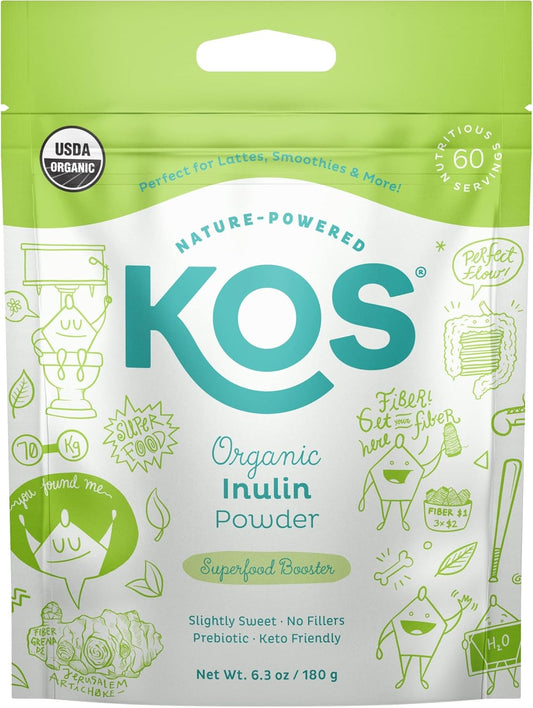 Organic Inulin Powder for Digestive Health - KOS Brand