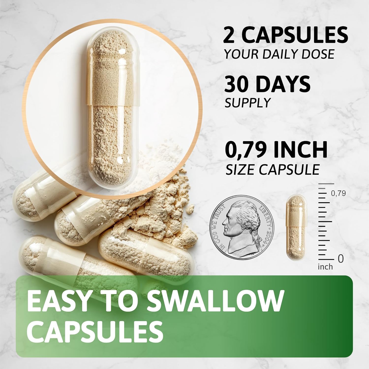 Organic Irish Sea Moss Capsules with Black Seed Oil, Ashwagandha, Turmeric, Bladderwrack, Burdock, Vitamin C & D3 - 1000-3000mg