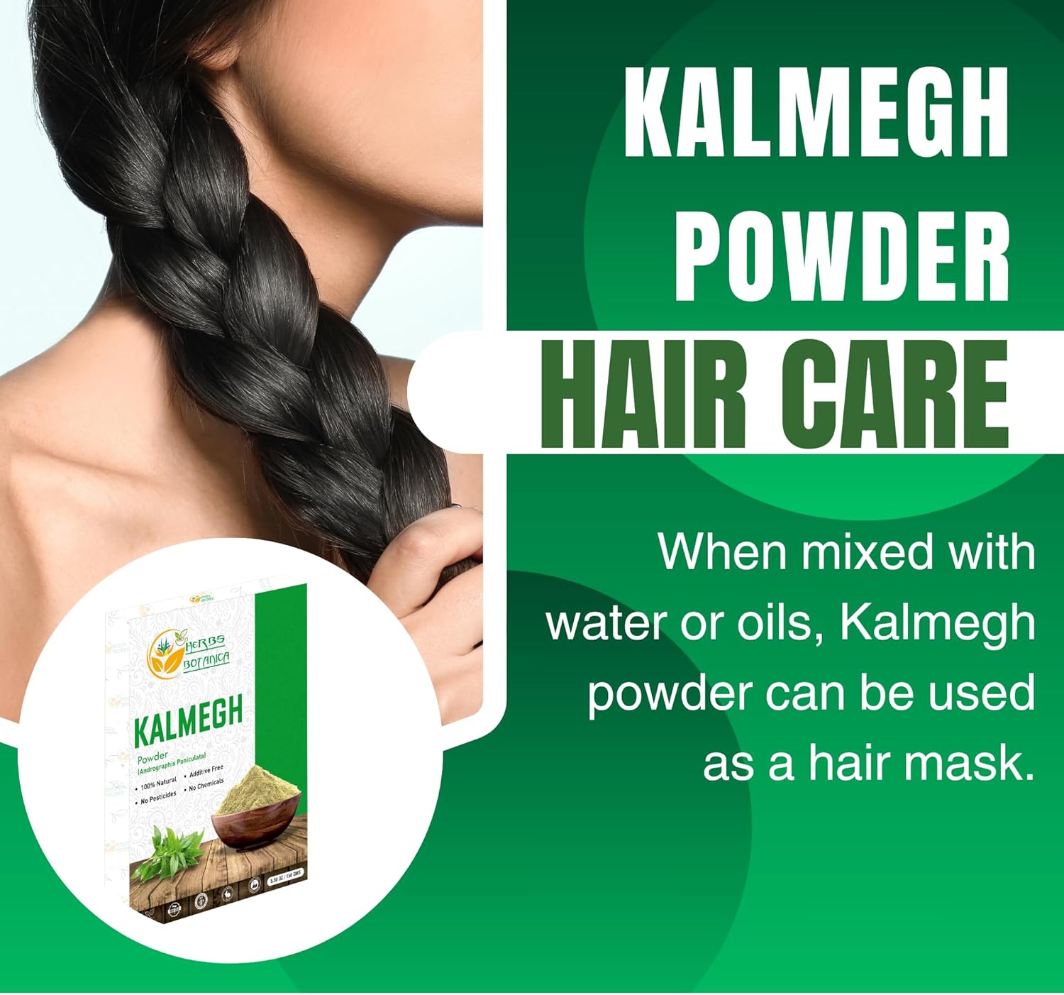 Organic Kalmegh Powder Andrographis Paniculata Green Chiretta 5.3 oz | Immune & Liver Health Support | Respiratory & Detox Benefits | Non-GMO Herb