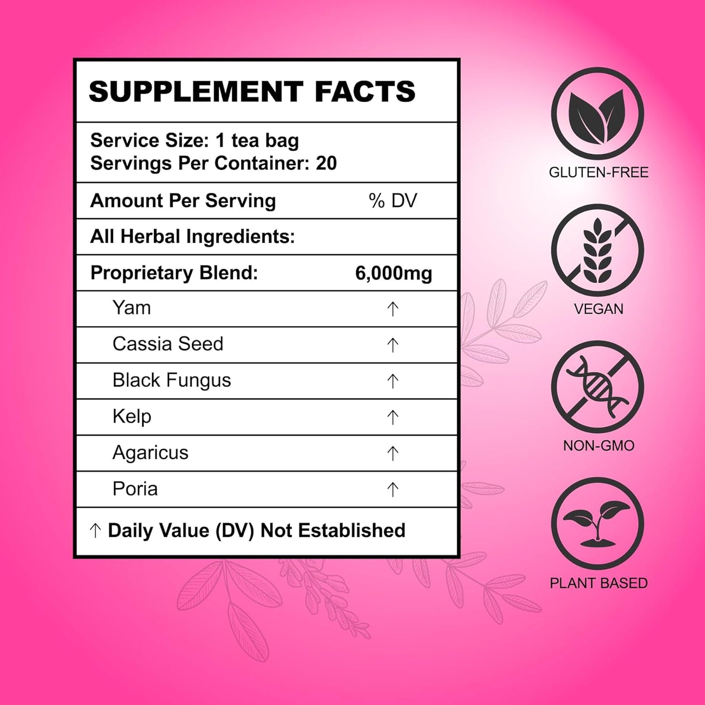 Organic Laicuherb Fertility Tea for Women, 20 Tea Bags - Hormone Balance & Menstrual Cycle Support for Conception & Reproductive Health - Spearmint Tea for Fast Pregnancy