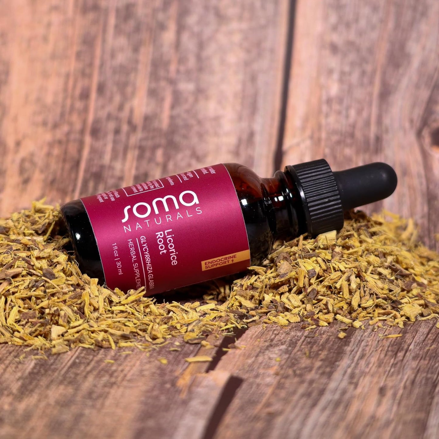 Organic Licorice Root Extract for Focus and Mood Clarity - Non-GMO Herbal Supplement, 1fl oz, 30ml