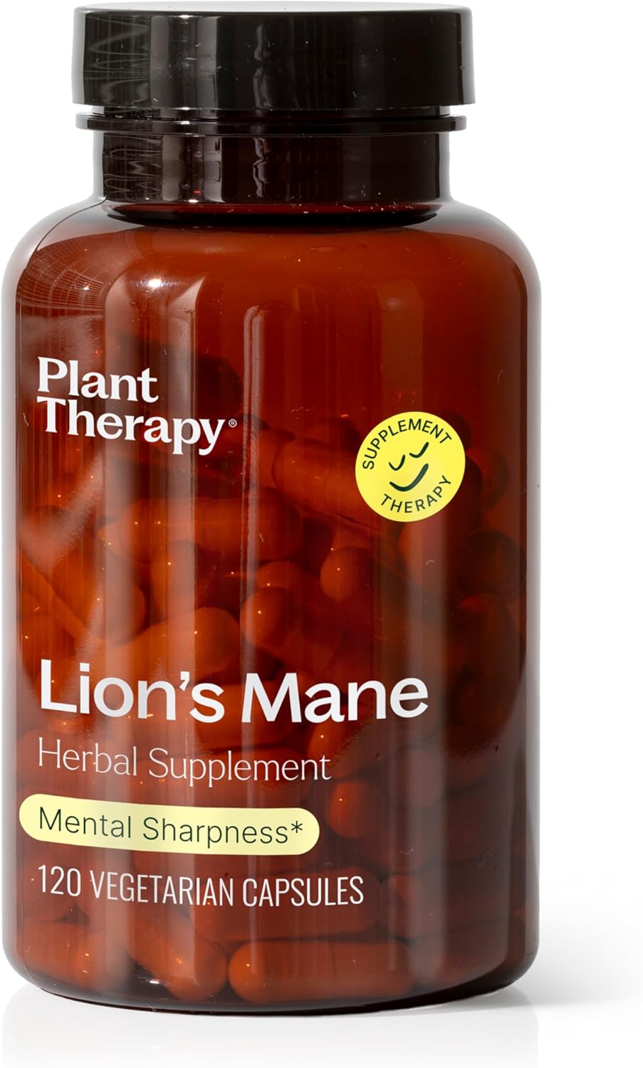 Organic Lion's Mane Supplement Capsules for Brain Health & Mental Clarity - 120 Vegetarian Capsules, USA-Made