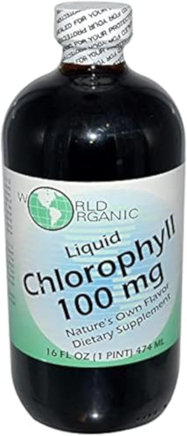 Organic Liquid Chlorophyll by World Organics - Natural Detox and Energy Boost Formula
