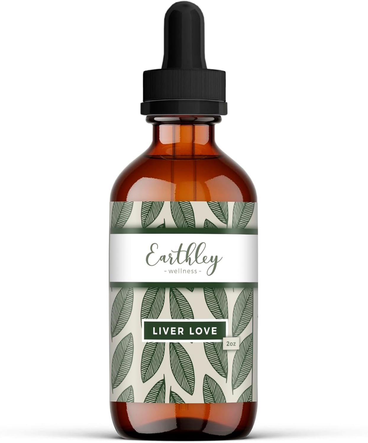 Organic Liver Love Herbal Tincture with Turmeric, Dandelion, Peppermint, and Black Pepper - 2oz Size