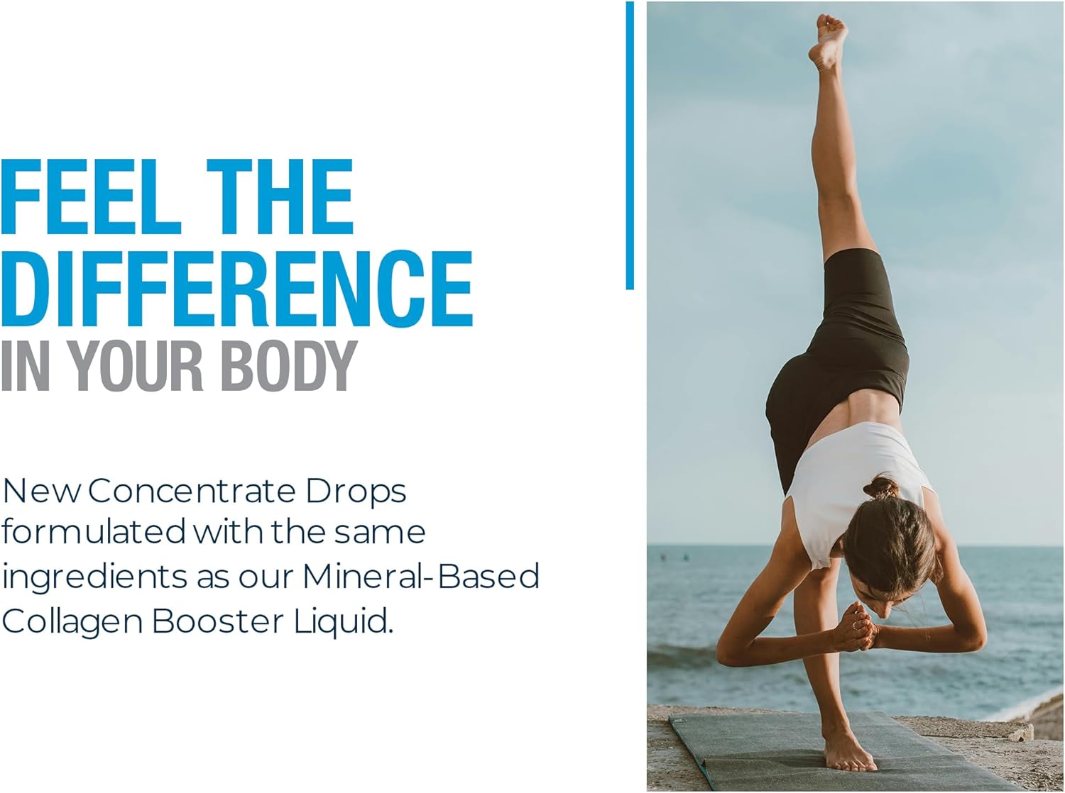 Organic Living Silica KIT | Mineral Collagen Booster Drops (Travel Size) | Vegan Formula for Joint & Bone Health, Skin, Hair & Nails