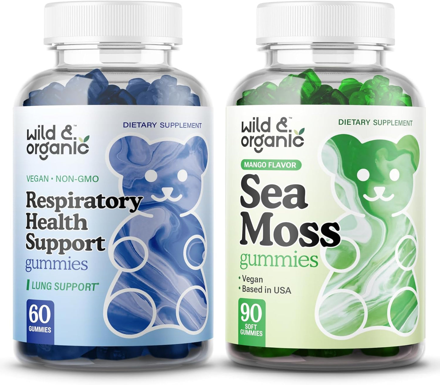 Organic Lung Detox Gummies with Sea Moss for Natural Respiratory Support