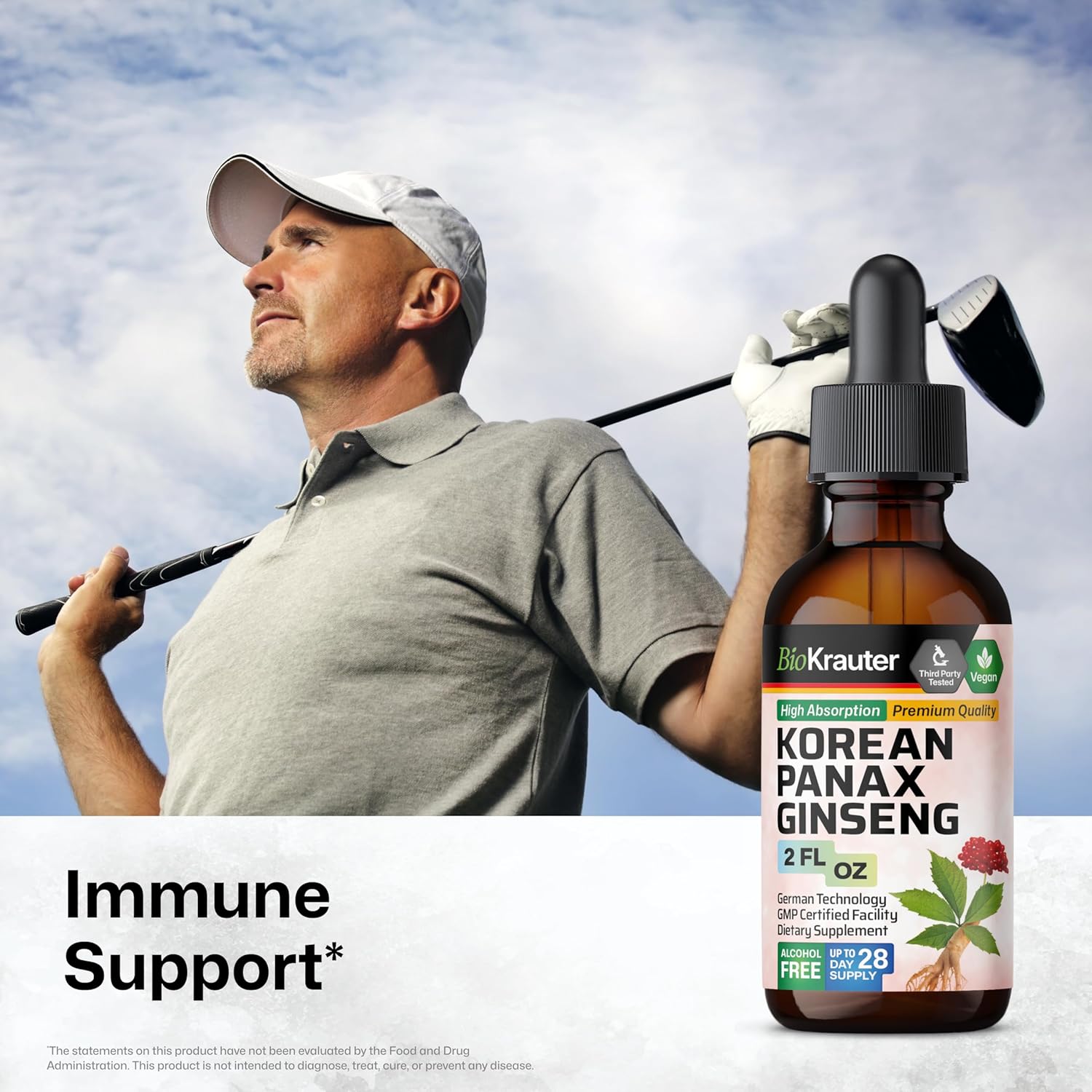 Organic Maca Ashwagandha and Ginseng Tincture Bundle - 2 Fl. Oz. Each