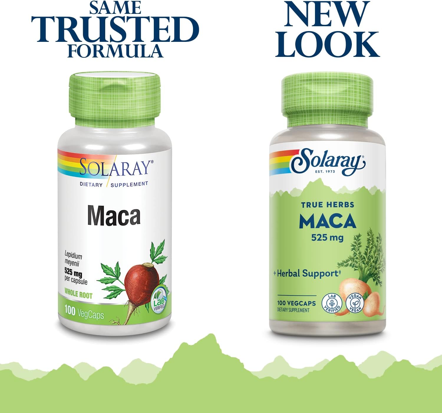 Organic Maca Root Capsules - 525 MG (100 Count) by SOLARAY - BoostGo Australia