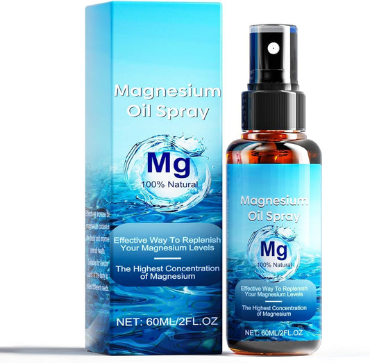 Organic Magnesium Oil Spray for Calm Sleep and Relaxation, Extra Strength, Easy Absorption, Foot and Sleep Spray