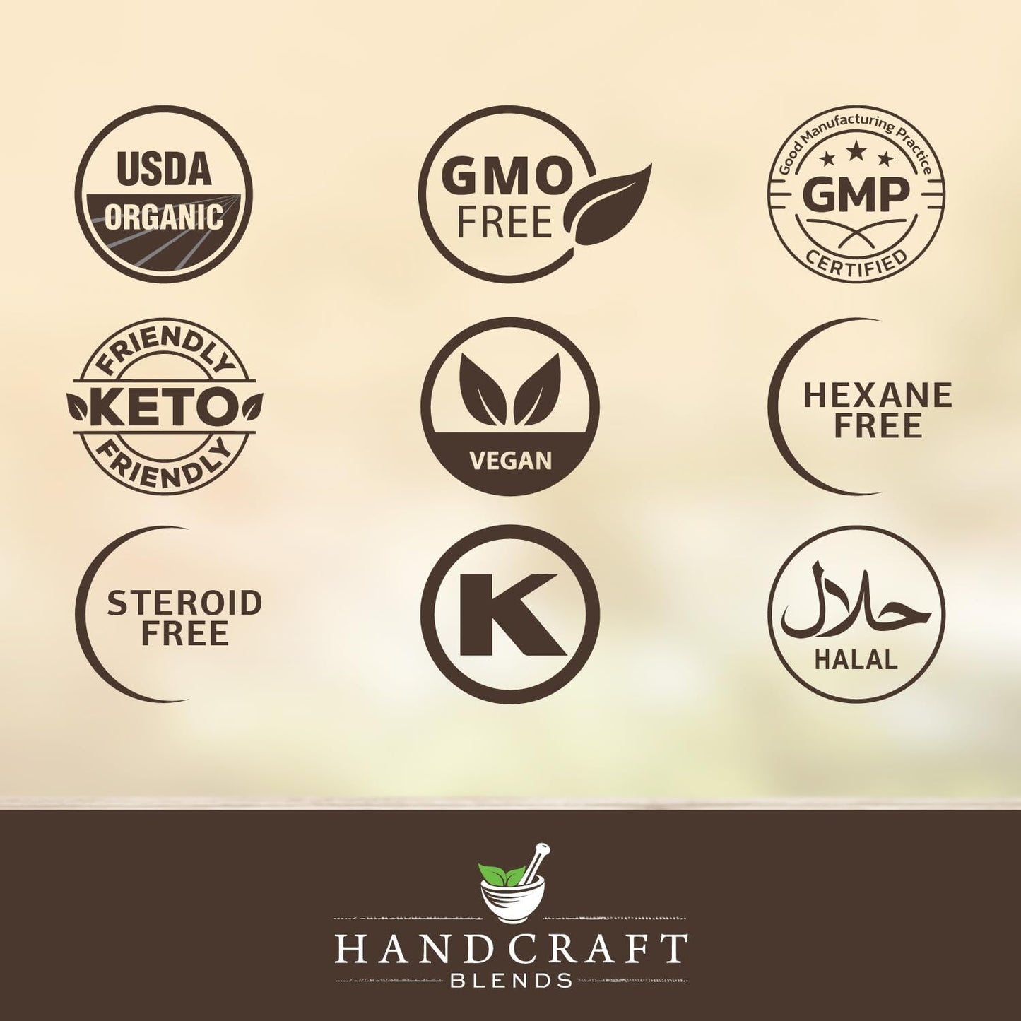 Organic MCT Oil 16 Fl oz - Handcrafted from Coconuts, Keto Friendly, Non-GMO, Vegan - Ideal for Coffee, Tea, and Beverages