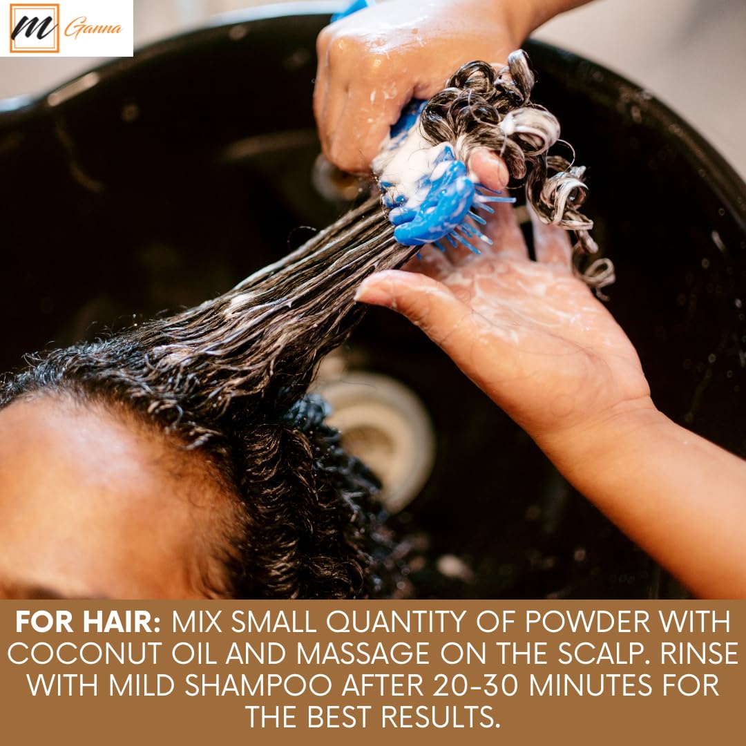 Organic mGanna Belgiri Powder for Healthy Hair and Skin - 227g/0.5lbs