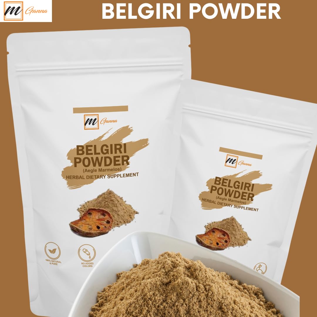 Organic mGanna Belgiri Powder for Healthy Hair and Skin - 227g/0.5lbs