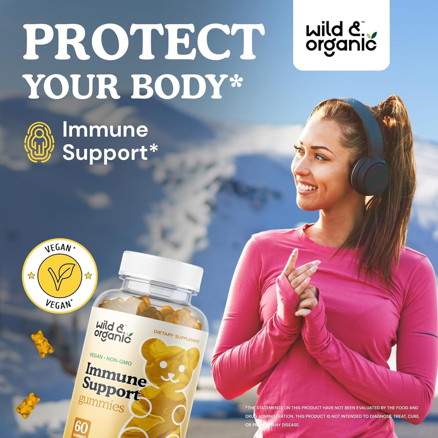 Organic Mullein Drops and Immune Support Gummies Combo - 4 oz for Natural Wellness - BoostGo Australia