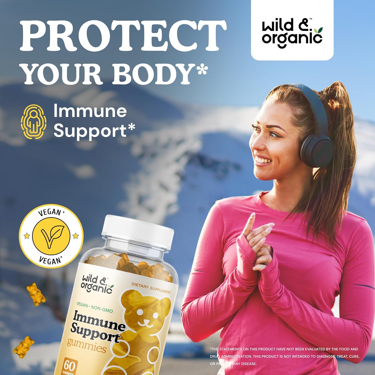 Organic Mullein Drops and Immune Support Gummies Combo - 4 oz for Natural Wellness - BoostGo Australia
