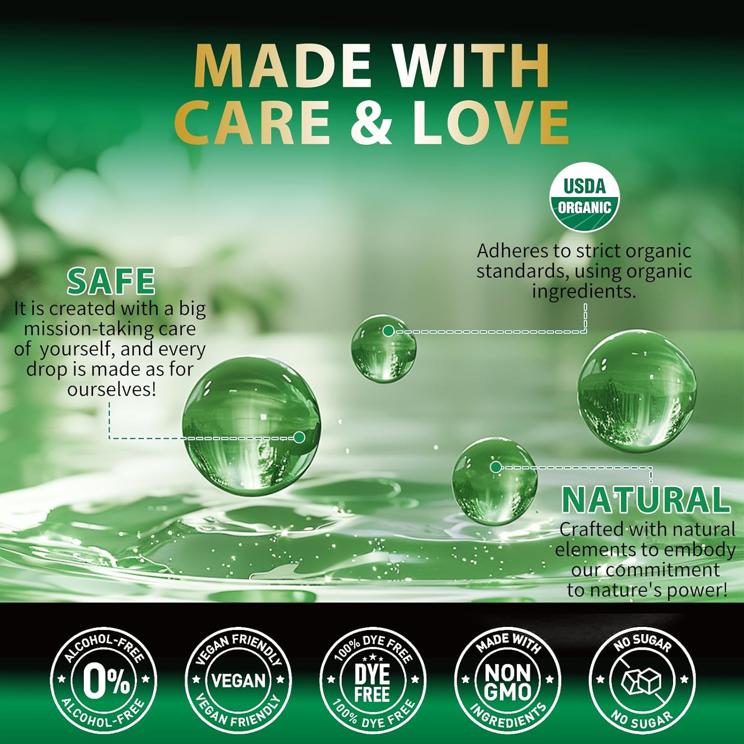 Organic Mullein Leaf Extract Drops for Lung Cleanse - Vegan Tincture with Chlorophyll - Immune and Respiratory Support - 4 fl oz