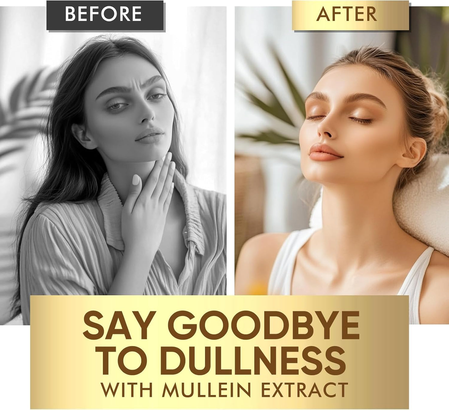 Organic Mullein Leaf Extract Drops for Respiratory Health & Lung Cleanse - 2 Oz, Non-Alcohol & Sugar-Free Formula