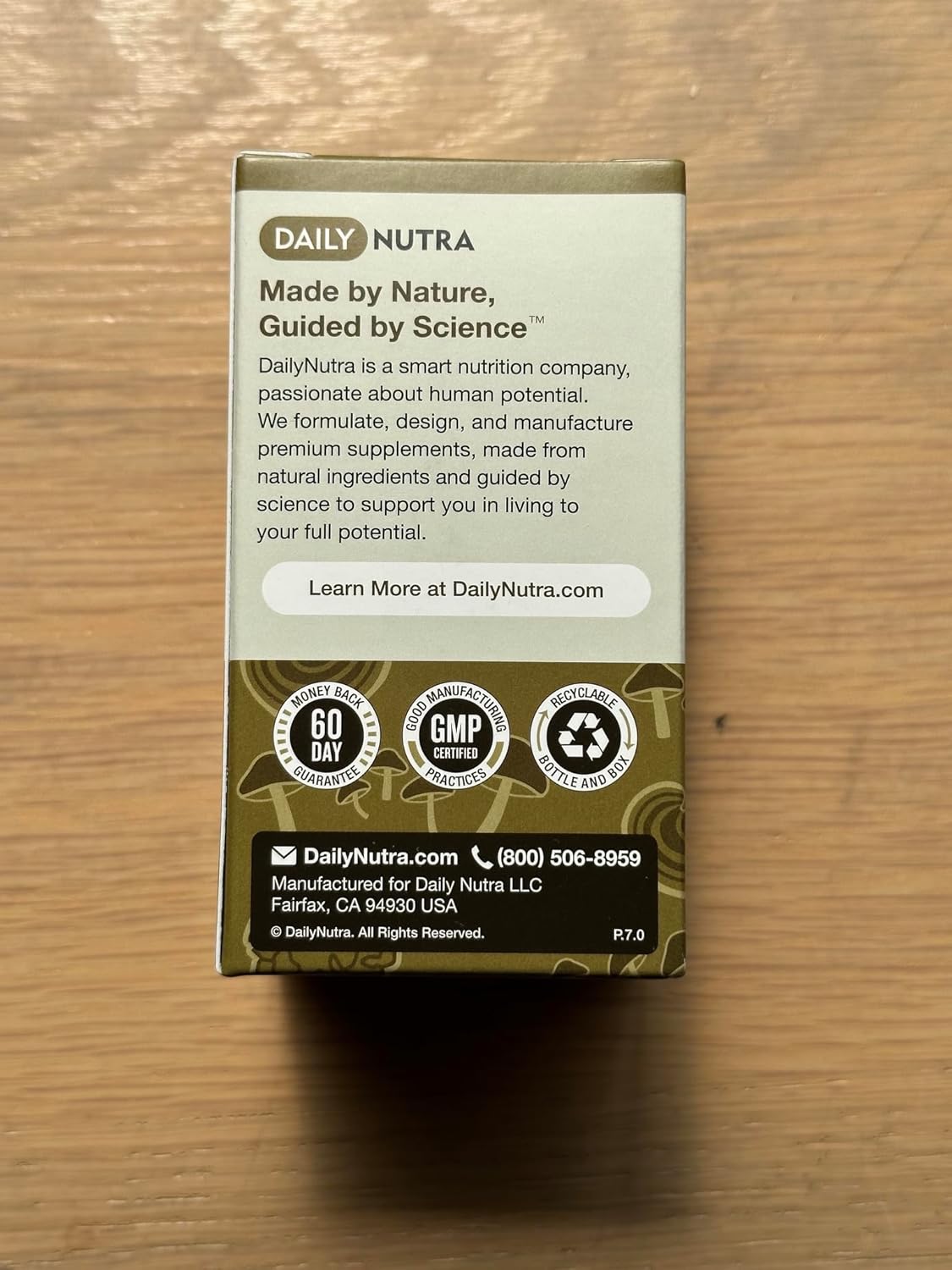 Organic Mushroom Defense Formula - Immune Support Supplement with Reishi, Chaga, Maitake, Shiitake & Turkey Tail - 90 Capsules (3-Pack)