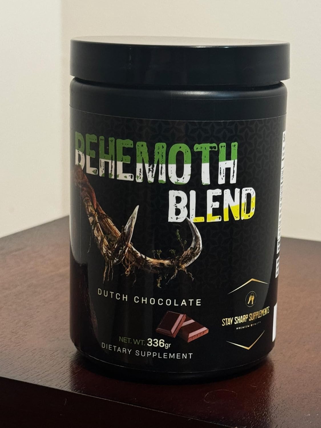 Organic Mushroom Extract Blend with Collagen & Creatine for Focus, Energy, Immunity - 30 Servings