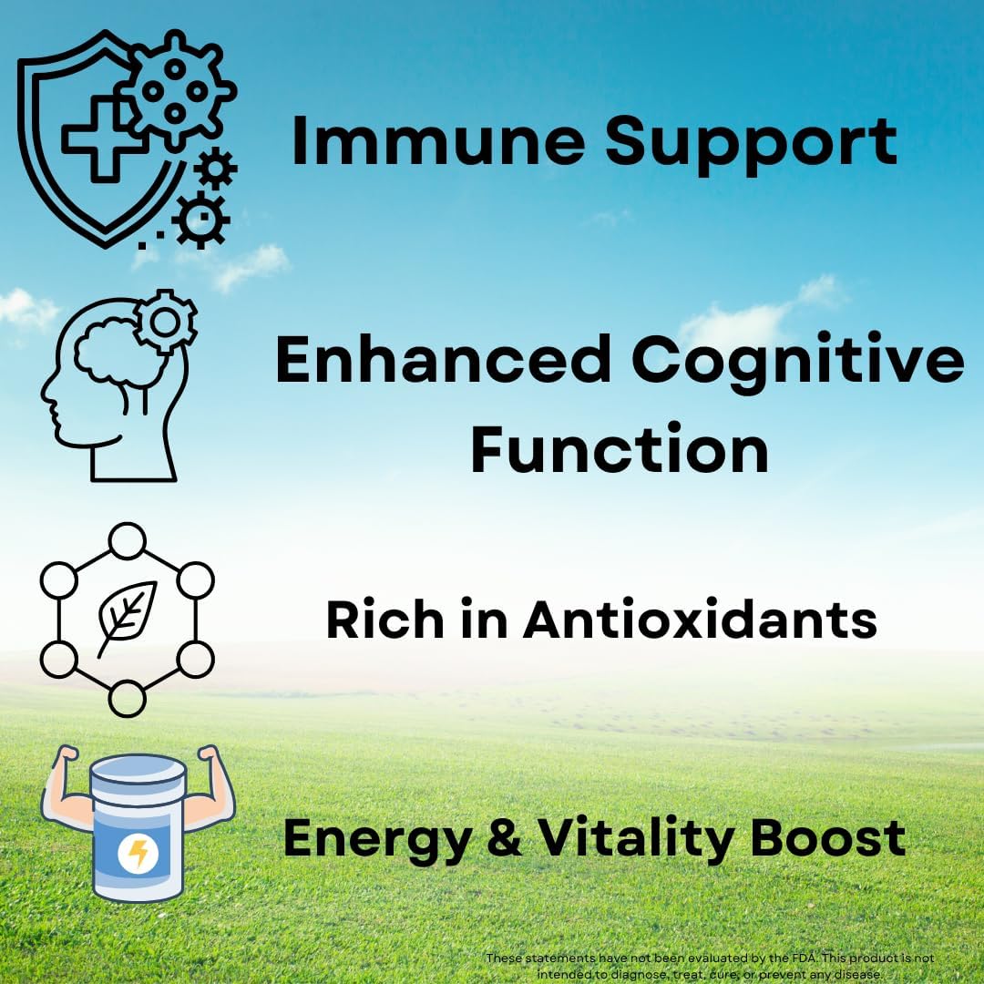 Organic Mushroom Immune Support Capsules with 9 Blend for Health & Wellness - Pure, Non-GMO, Vegan - Sacred Tree Naturals