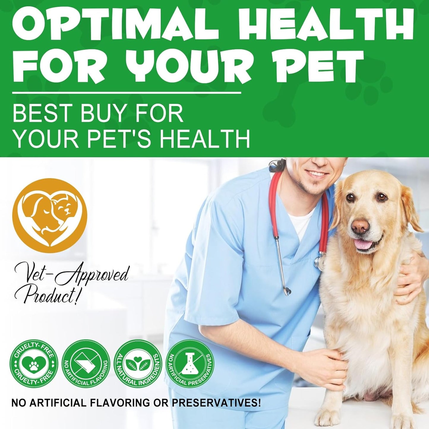 Organic Natural Antibiotics for Dogs with Multivitamin - 60ml Pet Antibiotics made with Organic Ingredients
