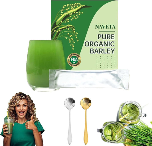 Organic Naveta Barley Grass Powder - 100% Pure, Good for Health - 1 Bag