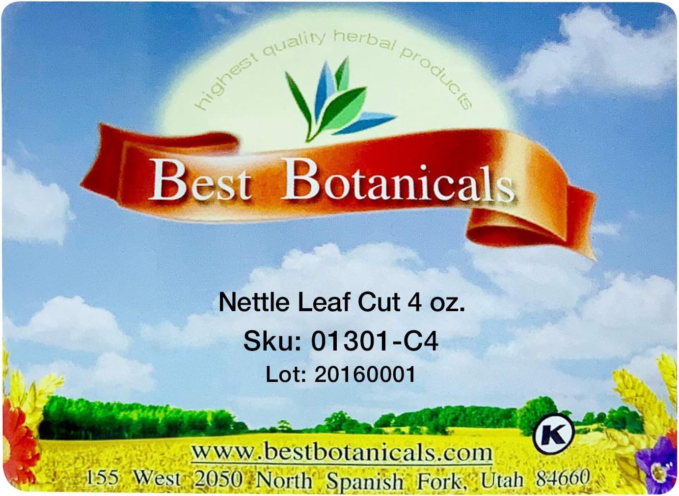 Organic Nettle Leaf Cut - 4 oz - Premium Quality Botanicals