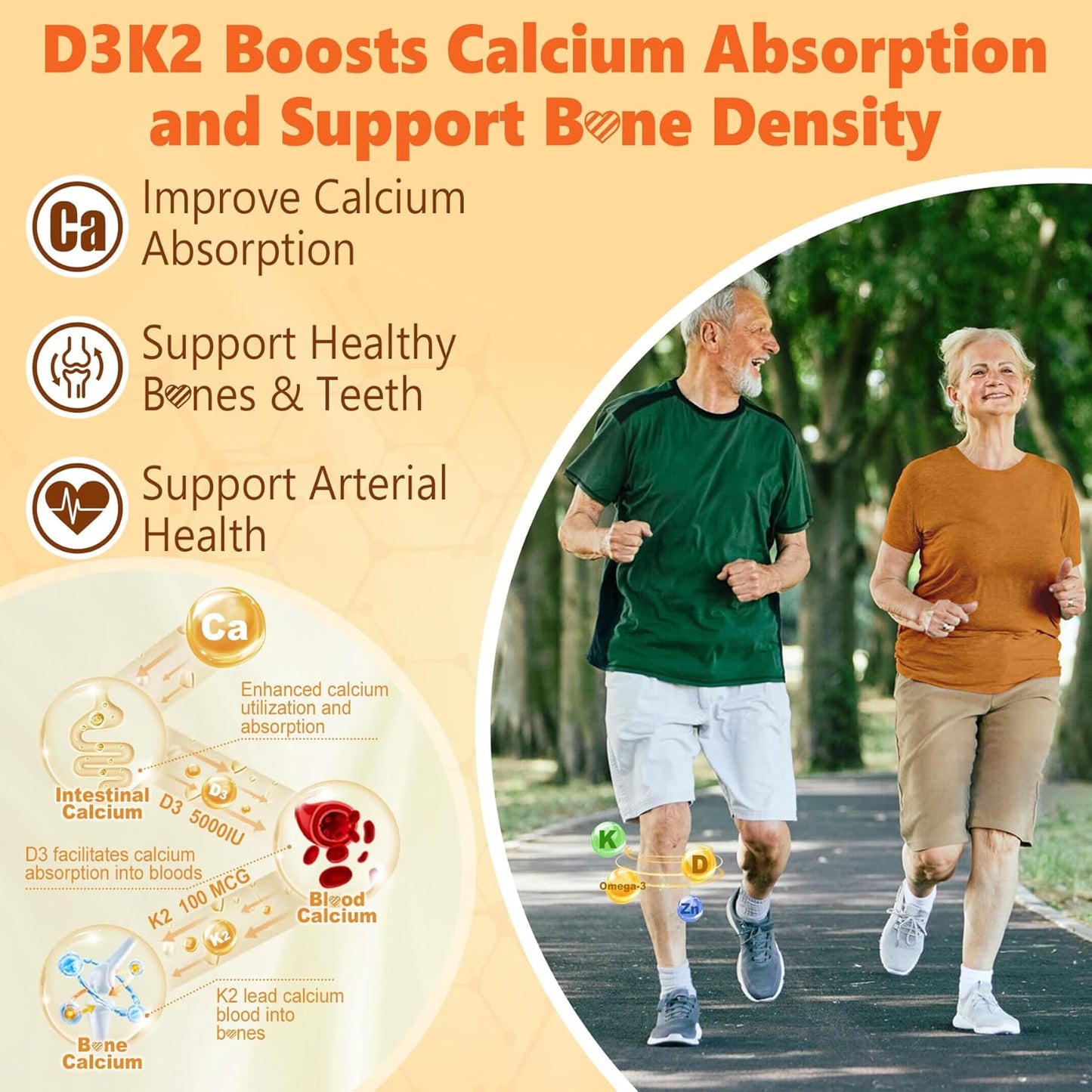 Organic Nextdia Bee Pollen Supplement with Enhanced D3K2 Absorption for Breast Growth - 1000mg