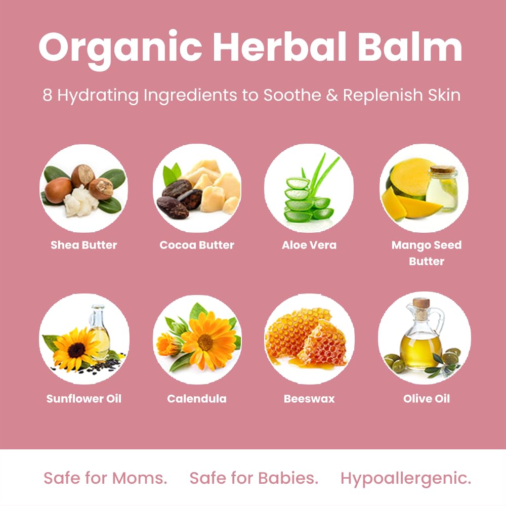 Organic Nipple Butter and Vitamin D3 Drops for Babies by Mother's Promise