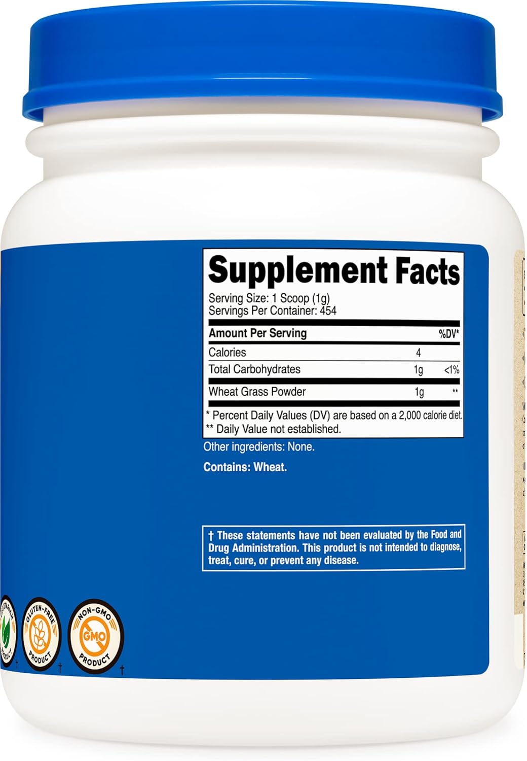 Organic Non-GMO Wheatgrass Powder - 1 LB by Nutricost, Superfood Supplement - BoostGo Australia