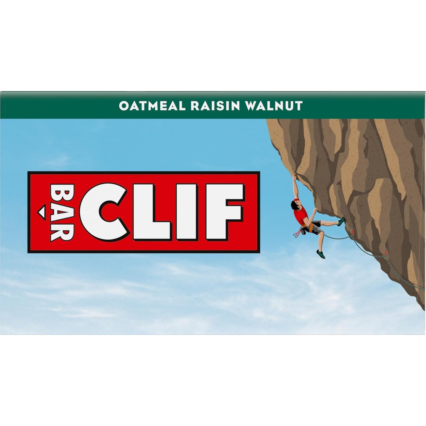 Organic Oatmeal Raisin Walnut Energy Bars - Non-GMO Plant Based Protein Bars - 10 Pack