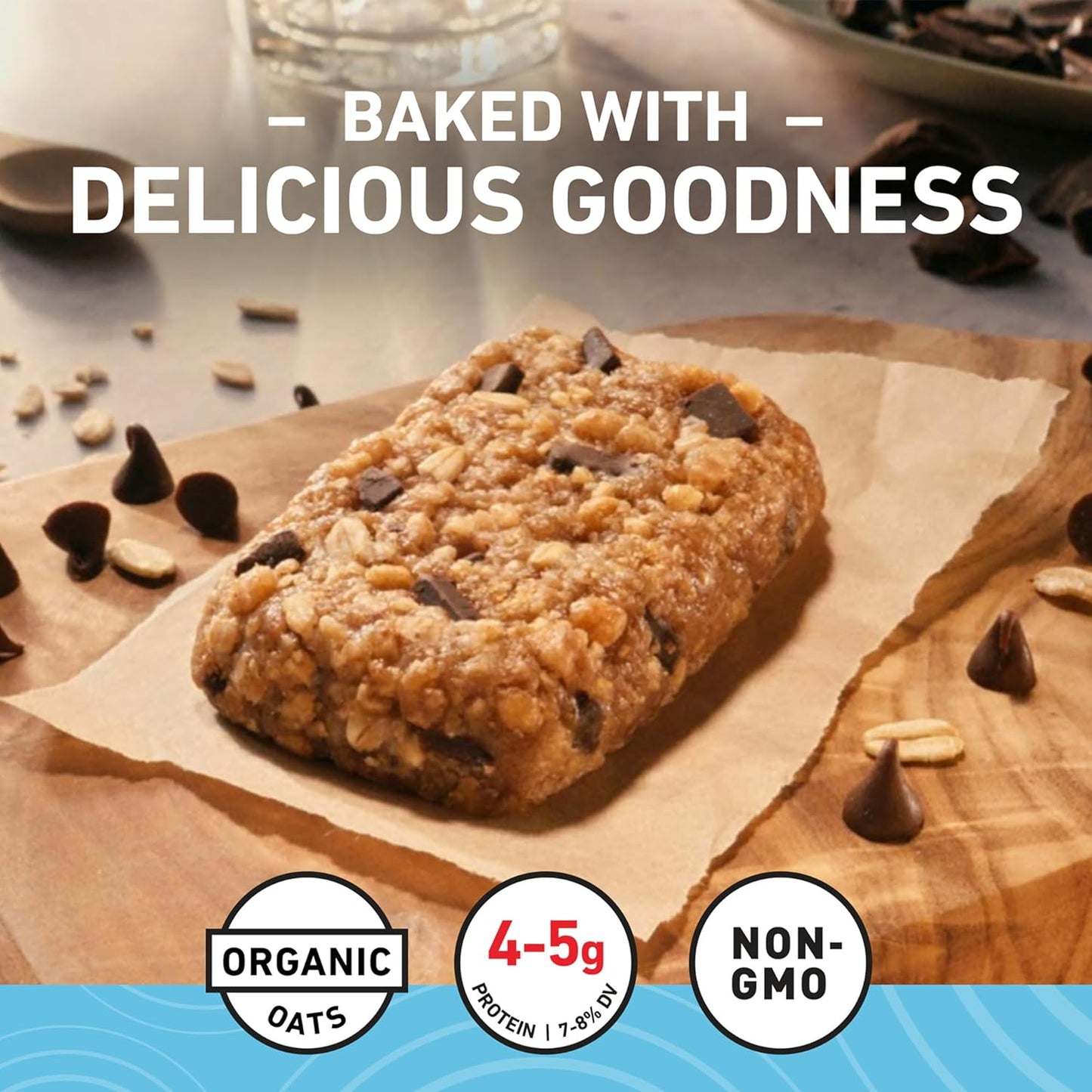 Organic Oats Plant Based Protein Snack Bars - CLIF BAR Mini Variety Pack - Non-GMO - 0.99 oz. (30 Count)
