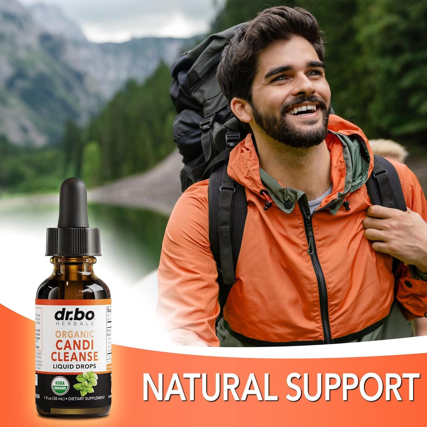 Organic Oregano Oil & Black Walnut Wormwood Cleanse - Natural Gut Detox Support Supplement with Caprylic Acid Capsules