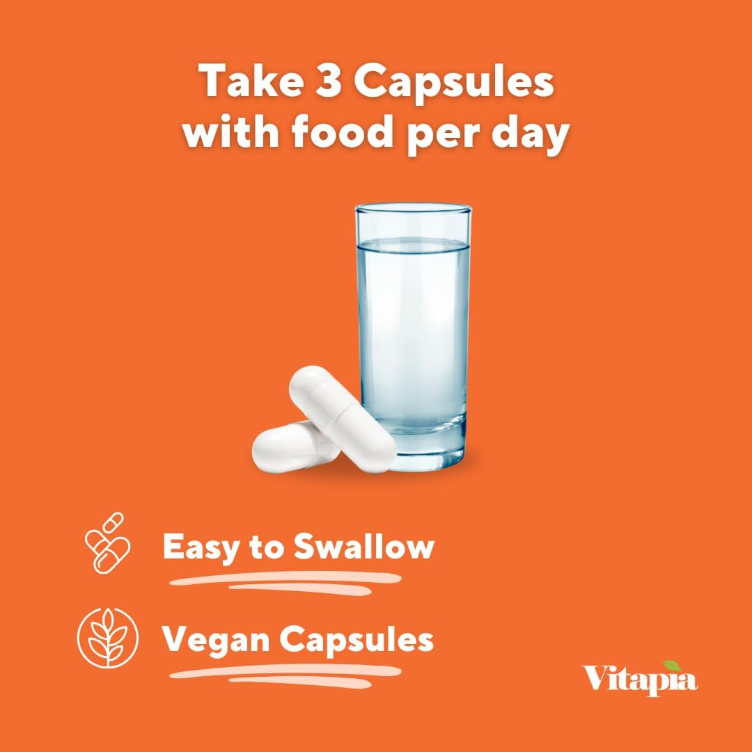 Organic Papaya Enzyme Capsules for Digestion & Immune Support - 1500mg Powder - 180 Veggie Capsules - Non-GMO & Gluten-Free