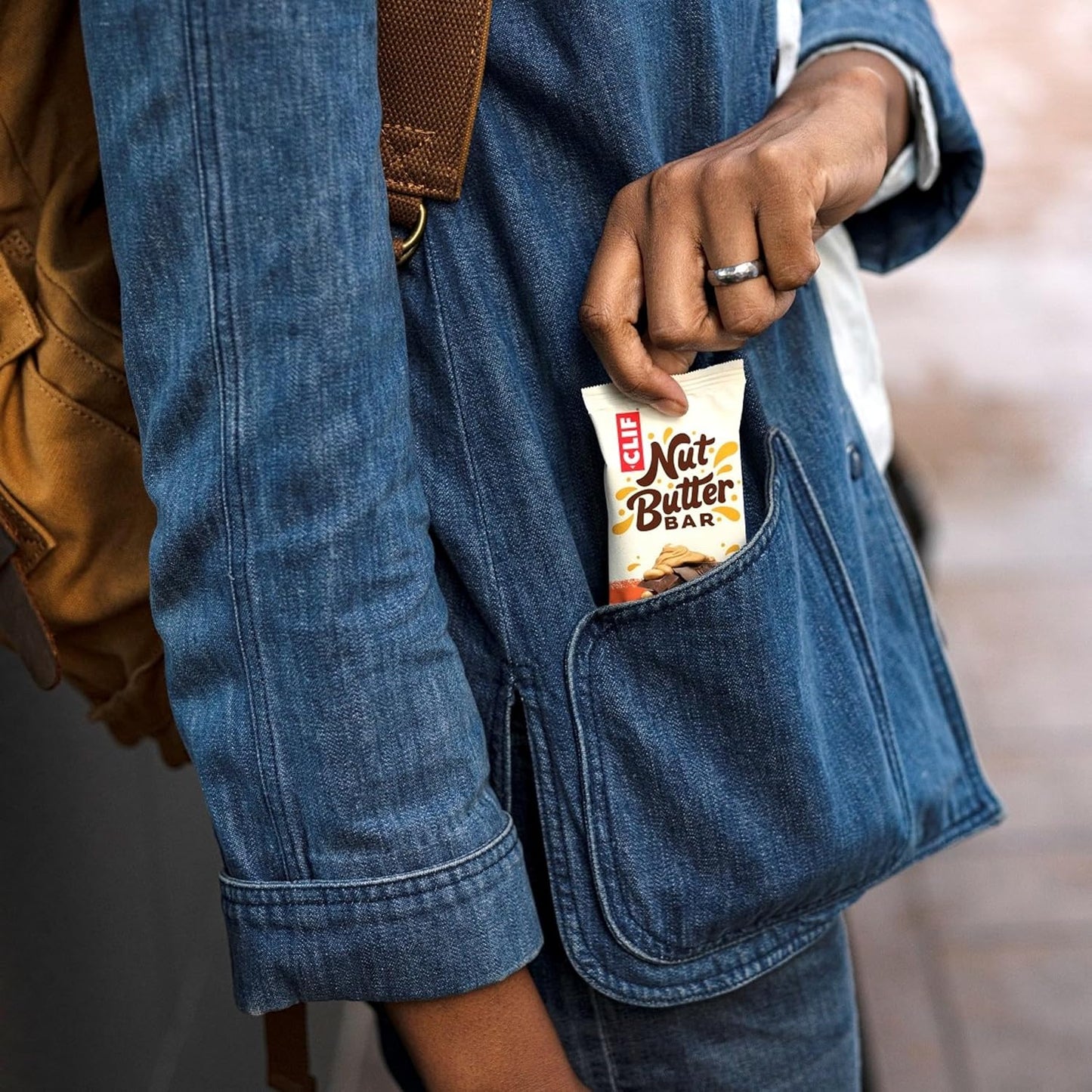 Organic Peanut Butter Filled Energy Bars - 1.76 oz. (5 Pack) - Non-GMO Plant-Based Snack