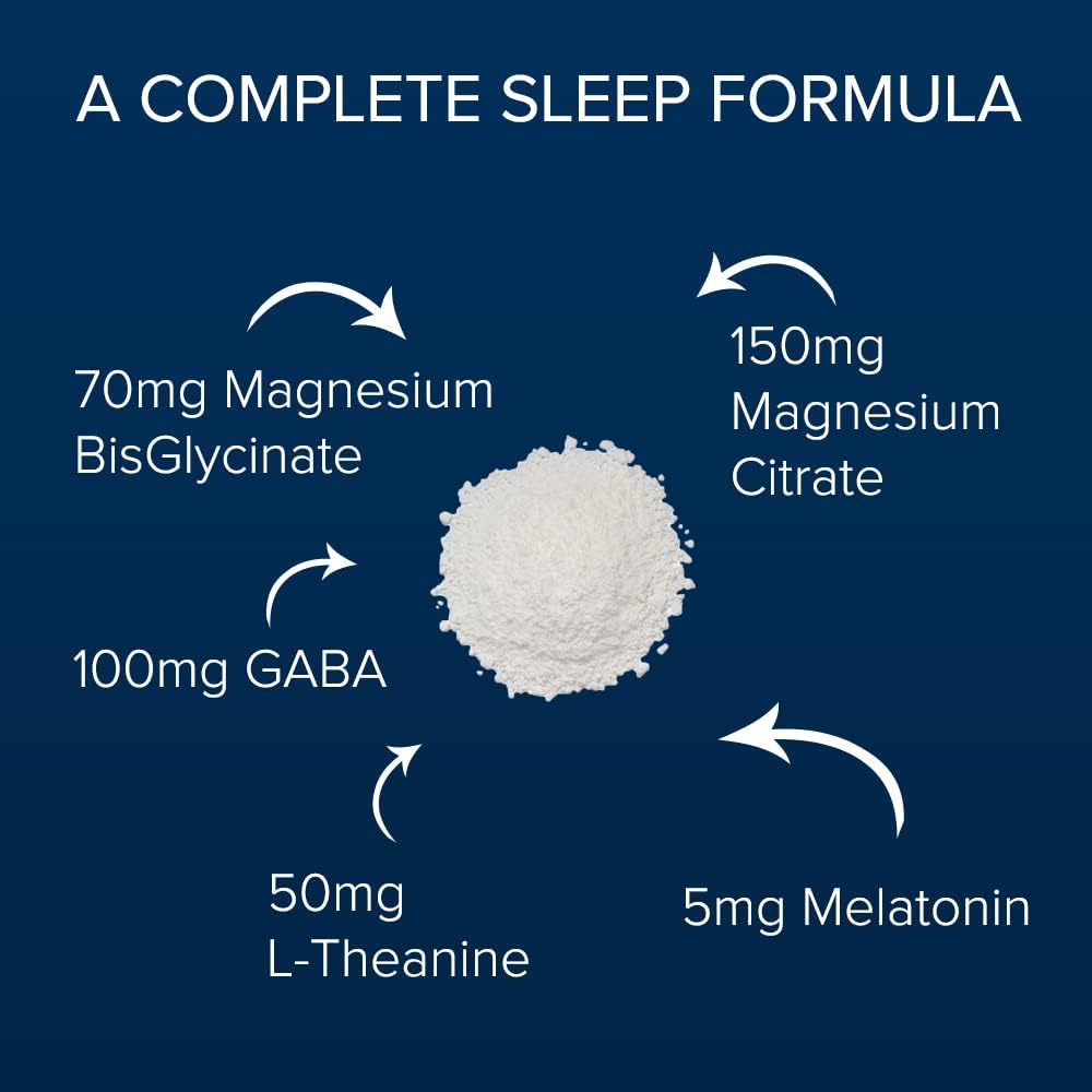 Organic Phosphatidylserine & Magnesium Sleep Powder Bundle for Brain Health & Relaxation - Soy-Free BioScience Formula