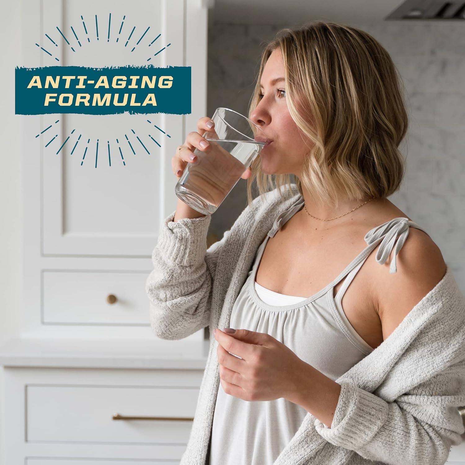 Organic Plant-Based Collagen Capsules with Sea Buckthorn & Ginseng Extract - 30CT Vegan Keto Supplement