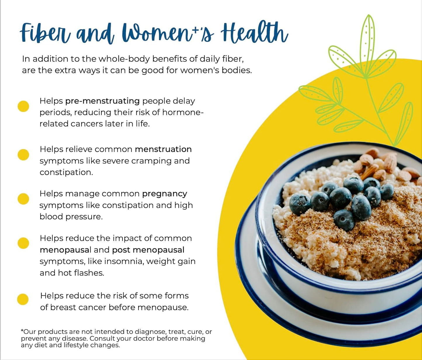 Organic Plant-Based Fiber Powder Supplement with Whole Food Ingredients, Natural Natura Fiber Formula