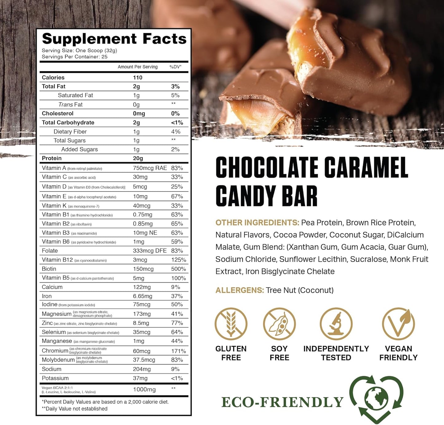 Organic Plant-Based Protein Bar - Ambrosia Planta | Vegan & Keto Friendly
