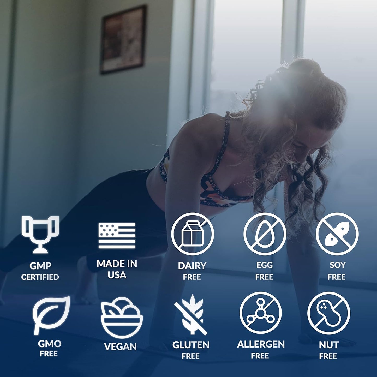 Organic Plant-Based Protein Powder with Multivitamin for Daily Nutritional Support - Boost Energy, Mood, Gut Health, and Skin (Pure Vanilla, 14 Servings)