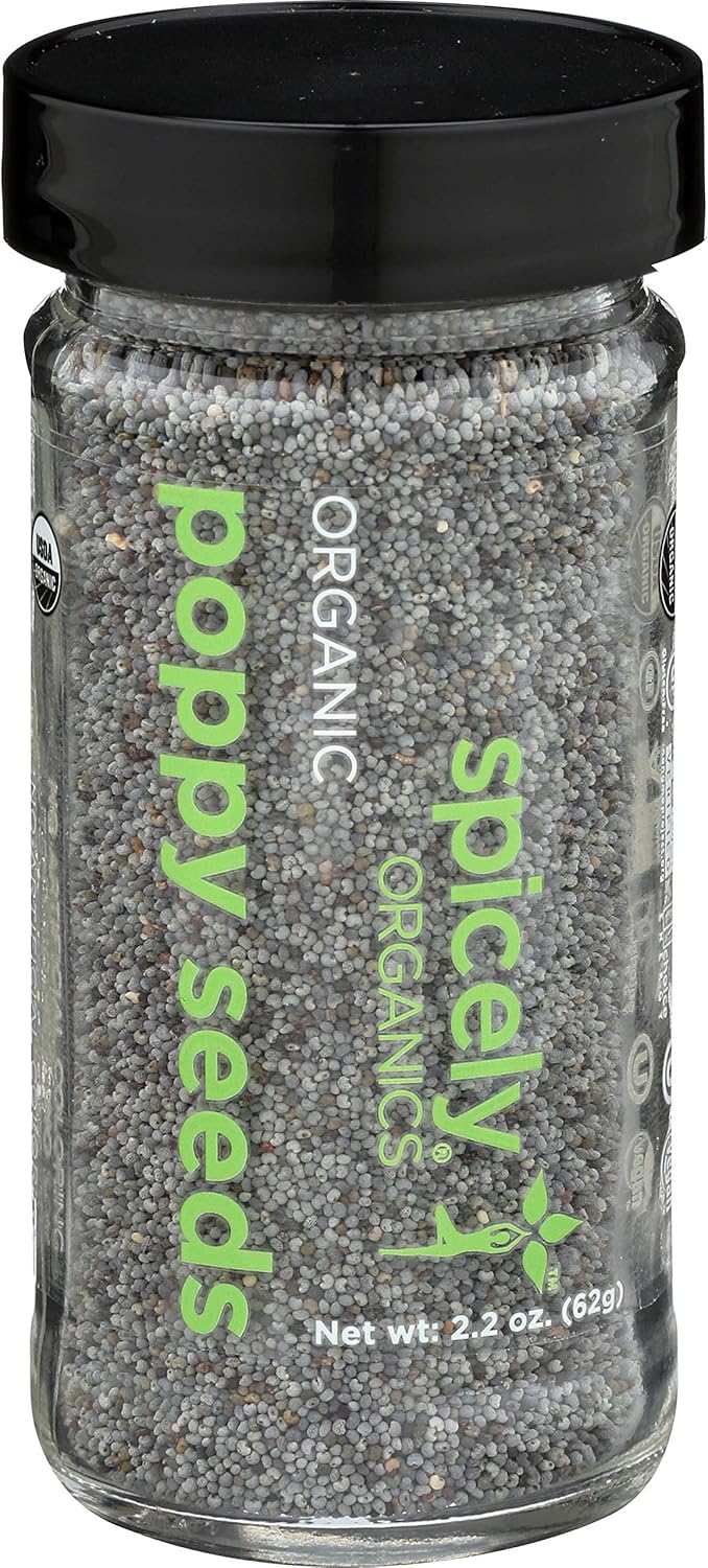 Organic Poppy Seed in a 2.2 OZ Jar by Spicely Organics